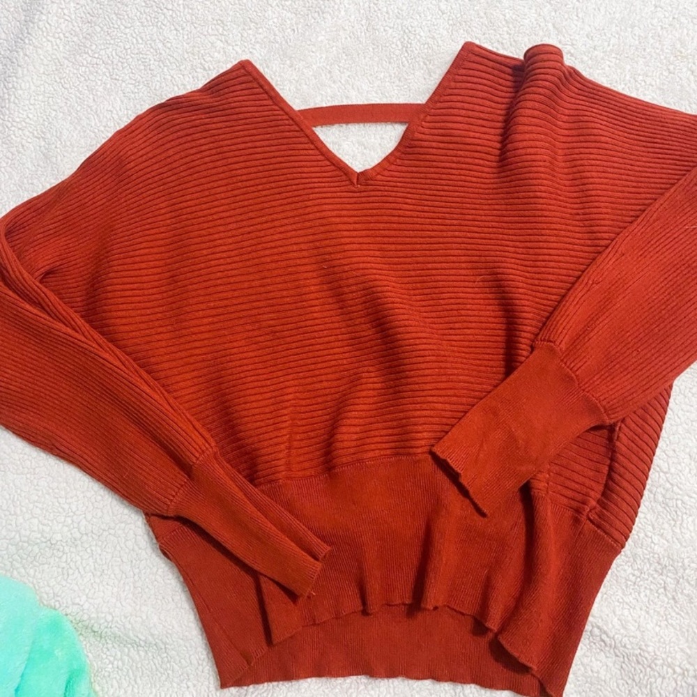pink rose sweater